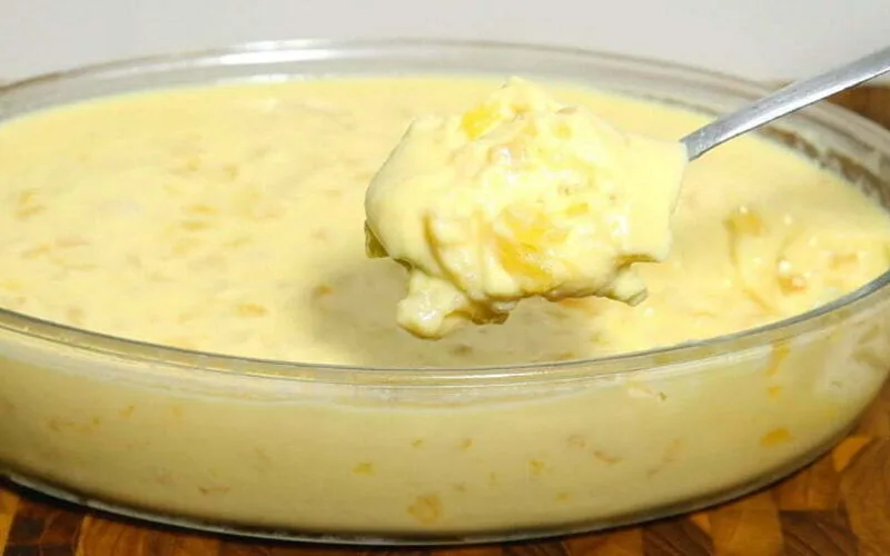 Sobremesa gelada de Abacaxi