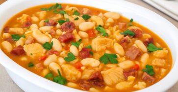 Dobradinha com Feijão Branco