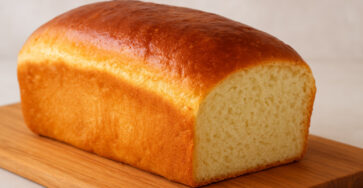 Pão caseiro feito no liquidificador