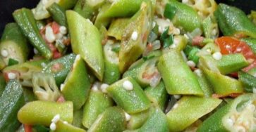 Quiabo refogado sequinho