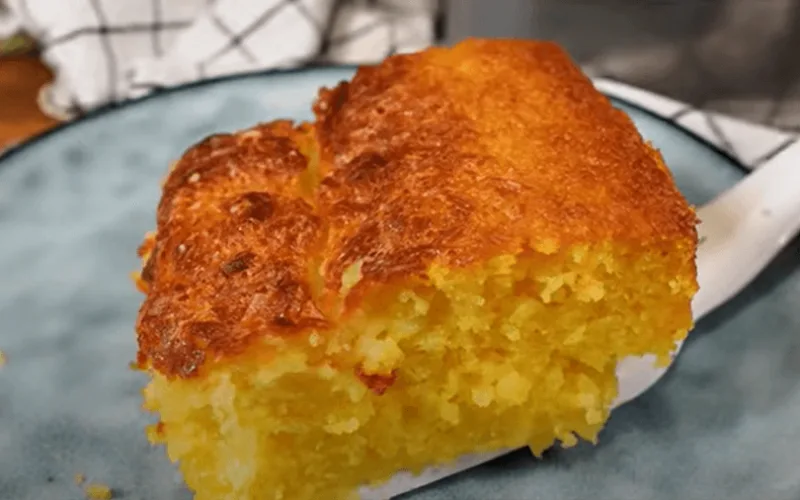 Bolo de milho cremoso de latinha