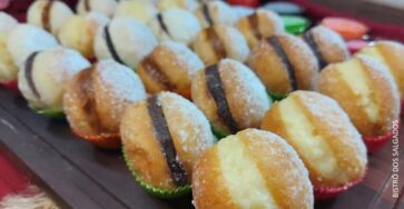 Mini Sonhos Caseiros Recheados